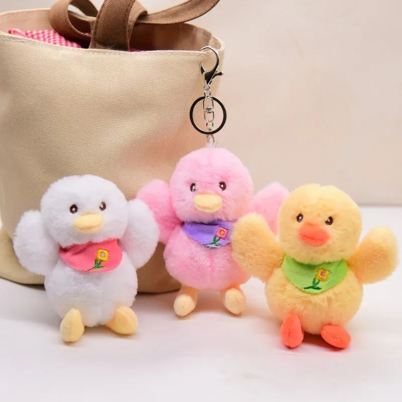 New 12cm Cartoon Cute Duck Plush Dolls Keychain Pendant Children's Soft Animals Stuffed Plush Toy Kids Girl Bag Charm Gifts
New 12cm Cartoon Cute Duck Plush Dolls Keychain Pendant Children's Soft Animals Stuffed Plush Toy Kids Girl Bag Charm Gifts
