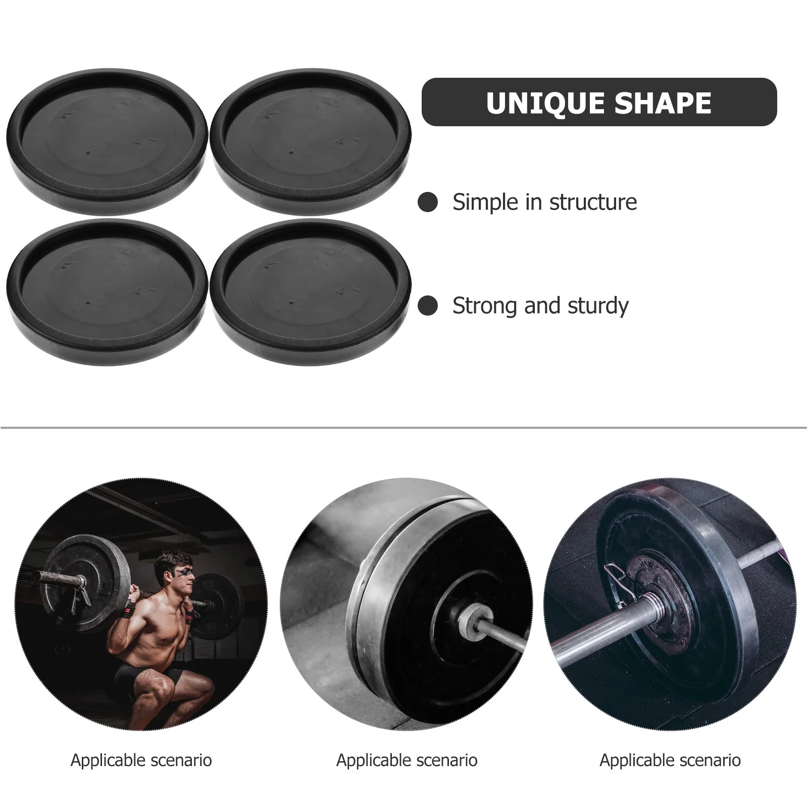 4 Pcs Fitness Equipment Floor Protectors Non slip Durable Plastic Gym Mats Caster Cups Chair Feet Pads Furniture Coasters
4 Pcs Fitness Equipment Floor Protectors Non slip Durable Plastic Gym Mats Caster Cups Chair Feet Pads Furniture Coasters