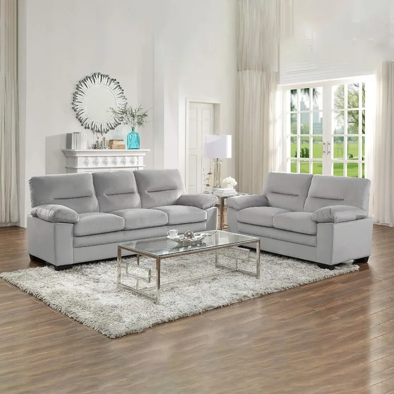 Comfy Modern Lazy 3-Seater Sofa With Pillow-Top Arms Couch For Living Room Apartment Chaise Lounge,Solid And Easy To Assemble
Comfy Modern Lazy 3-Seater Sofa With Pillow-Top Arms Couch For Living Room Apartment Chaise Lounge,Solid And Easy To Assemble
