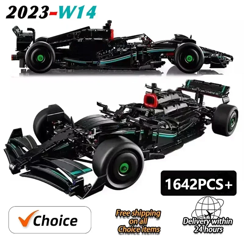 Technical 1642PCS F1 W14 E Performance Building Blocks Super Race Car MOC DIY Assembly Model Vehicle Toy Bricks for Adluts Gifts
Technical 1642PCS F1 W14 E Performance Building Blocks Super Race Car MOC DIY Assembly Model Vehicle Toy Bricks for Adluts Gifts