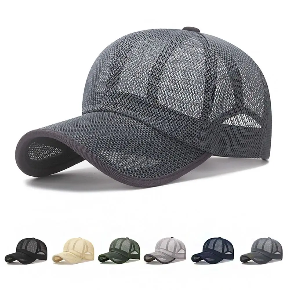 Breathable Hollow Mesh Baseball Cap Adjustable Men Snapback Hat Lightweight Quick-dry Sports Mesh Caps
Breathable Hollow Mesh Baseball Cap Adjustable Men Snapback Hat Lightweight Quick-dry Sports Mesh Caps