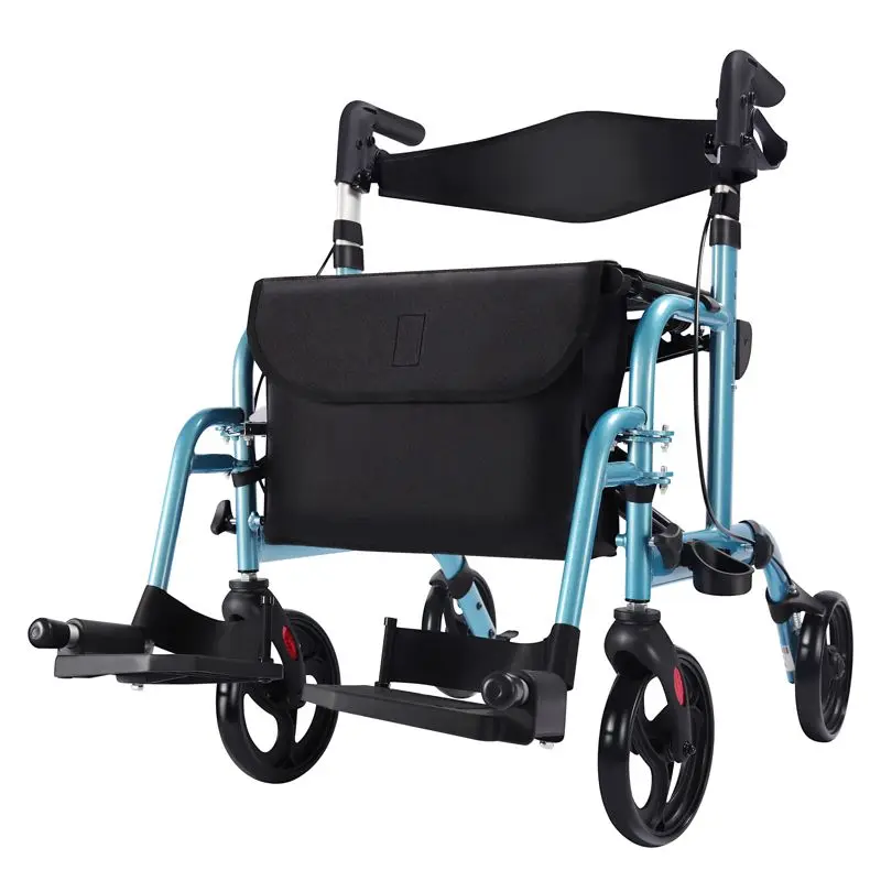 Walker for Elderly Aluminum Alloy Folding Portable Elderly Walker Trolley Rehabilitation Walking Walker with Four Wheels
Walker for Elderly Aluminum Alloy Folding Portable Elderly Walker Trolley Rehabilitation Walking Walker with Four Wheels