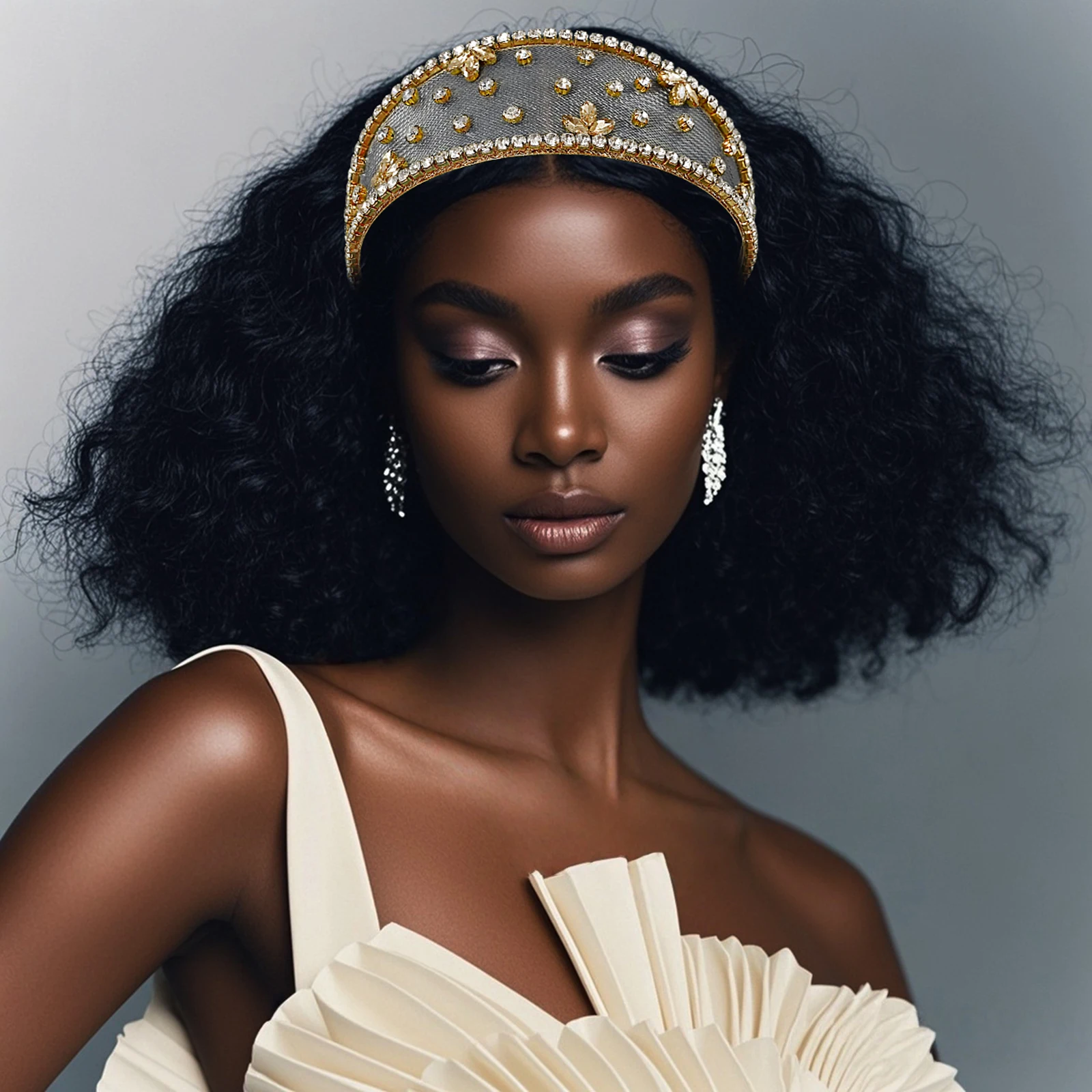 HNNNS Rhinestone Star Headband for Women Party Hair Hoop Glitter Baroque Mesh Headdresses Girls Jewelry Hair Accessories A398
HNNNS Rhinestone Star Headband for Women Party Hair Hoop Glitter Baroque Mesh Headdresses Girls Jewelry Hair Accessories A398