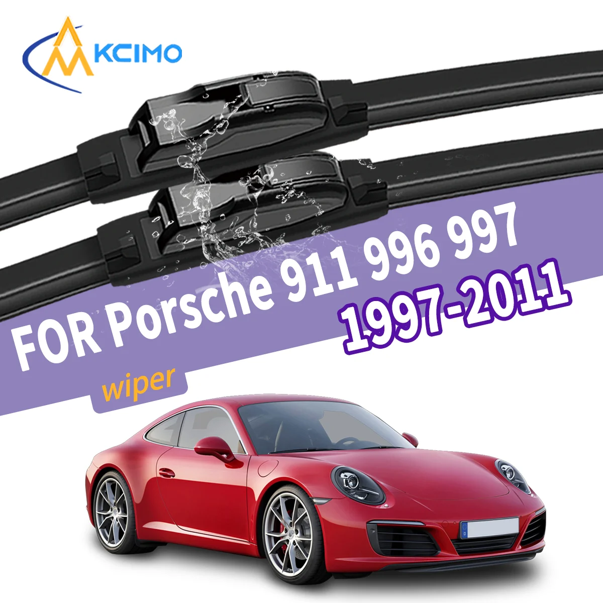Noiseless Performance Premium Quality 2Pcs Front Windshield Wiper Blades for Porsche 911 996 997 Carrera 1997 - 2011
Noiseless Performance Premium Quality 2Pcs Front Windshield Wiper Blades for Porsche 911 996 997 Carrera 1997 - 2011