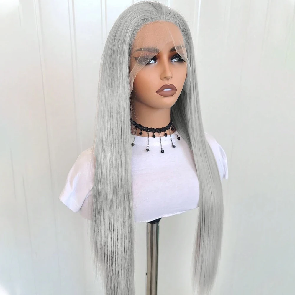 Grey Straight Human Hair Wig 13X6 13X4 Lace Frontal Wigs Human Hair 180 Density Brazilian Hair Lace Frontal Wigs For Women
Grey Straight Human Hair Wig 13X6 13X4 Lace Frontal Wigs Human Hair 180 Density Brazilian Hair Lace Frontal Wigs For Women
