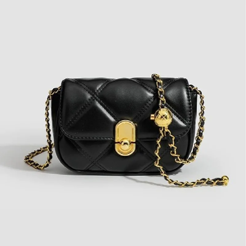 Mini Fashionable Diamond Pattern Chain Crossbody Bag Niche Soft Leather Crossbody Bag
Mini Fashionable Diamond Pattern Chain Crossbody Bag Niche Soft Leather Crossbody Bag