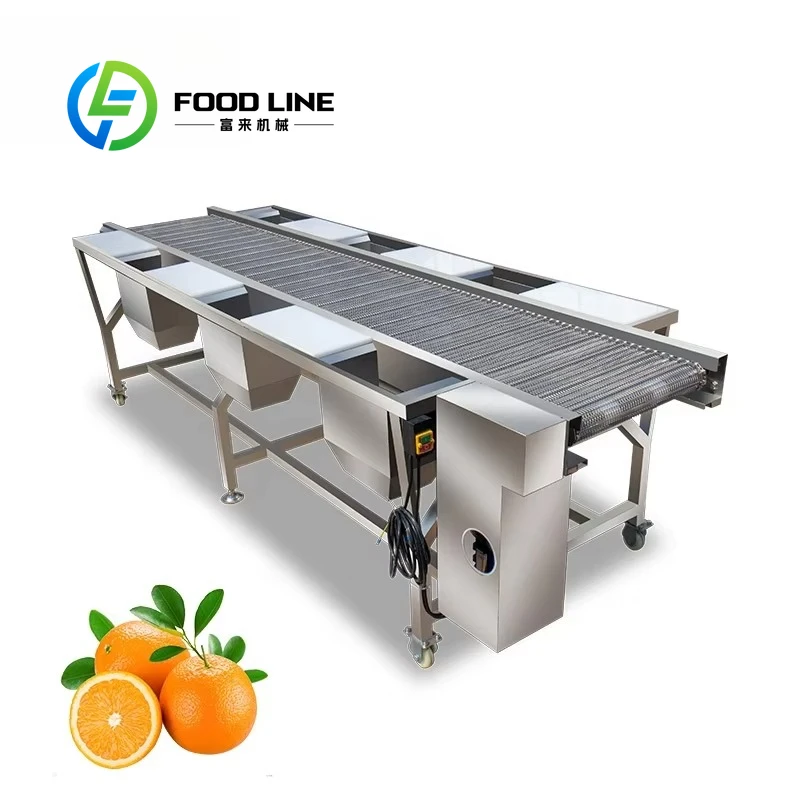 Automatic Vegetable and Fruit Sorting Machine Selection Table
Automatic Vegetable and Fruit Sorting Machine Selection Table