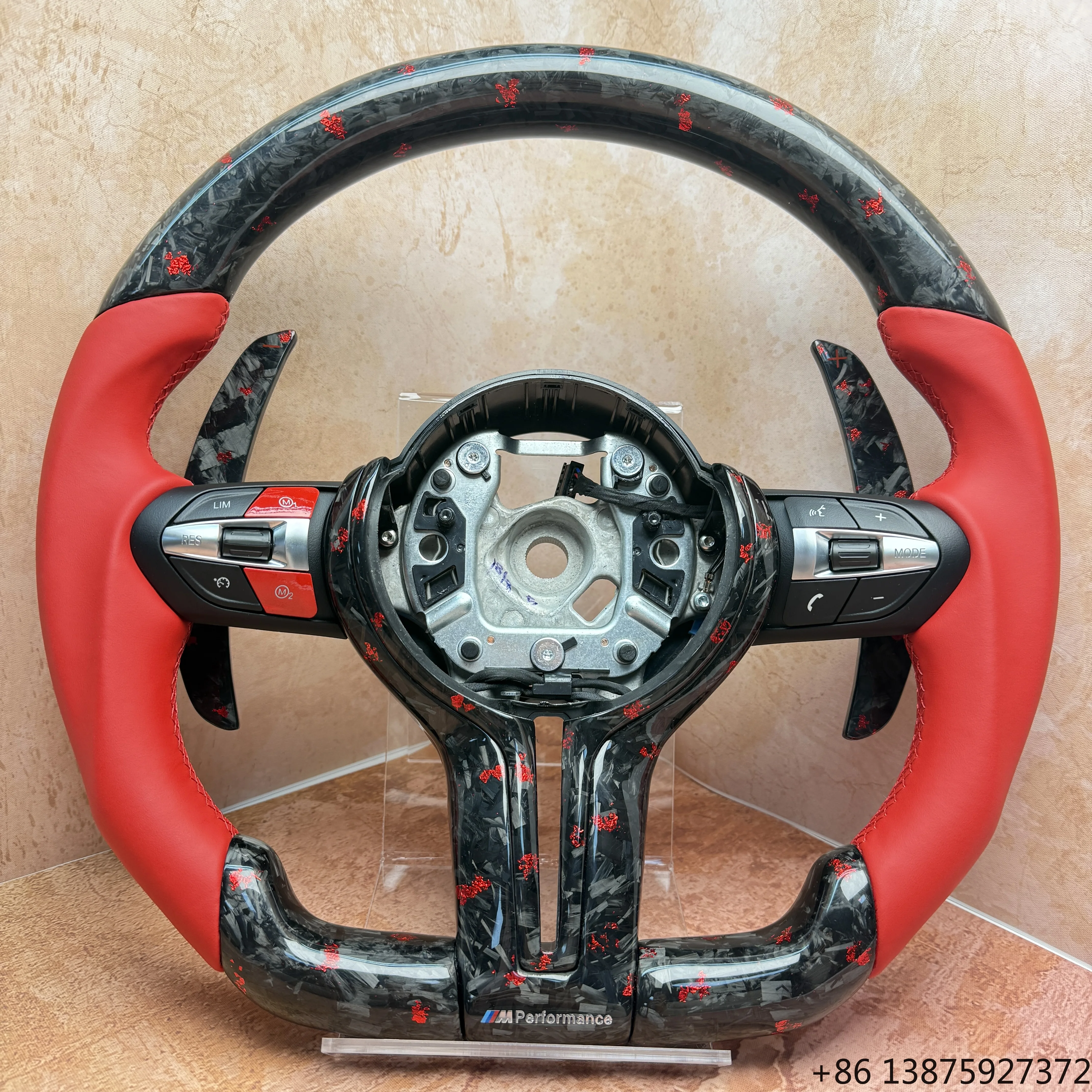 Customized Forged Sports 4-Spoke Steering Wheel for F10/F18/F11/M6/M3/M4/M5/E81/F20/F87/E70/E71/E90 Real Carbon Fiber
Customized Forged Sports 4-Spoke Steering Wheel for F10/F18/F11/M6/M3/M4/M5/E81/F20/F87/E70/E71/E90 Real Carbon Fiber