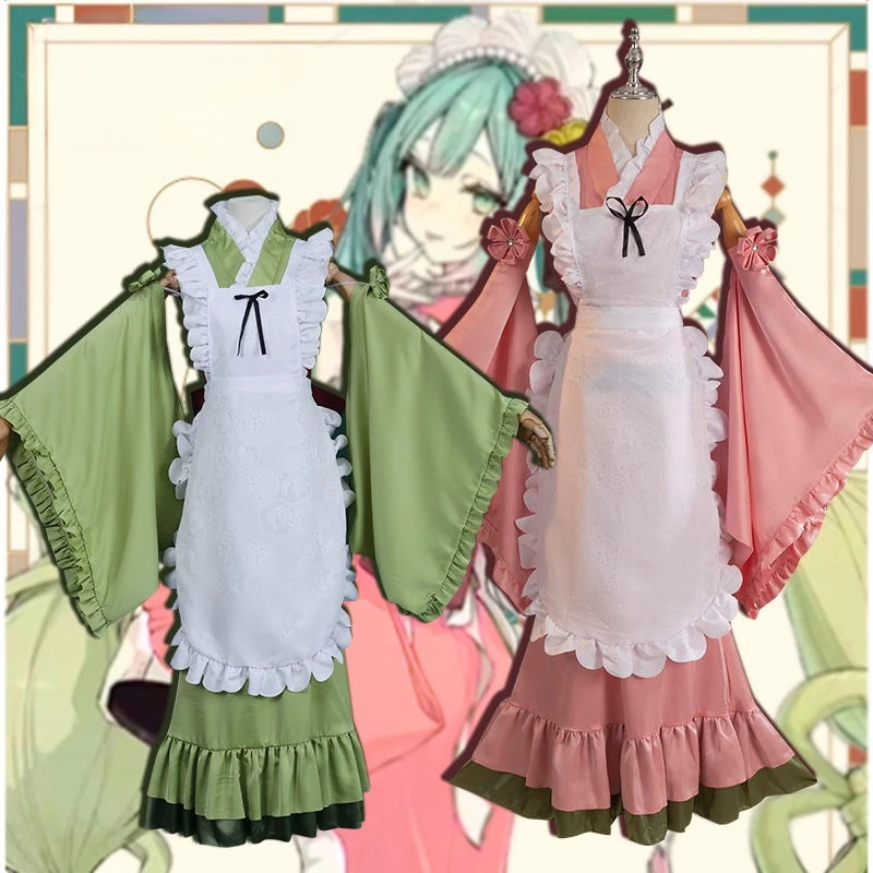 ANIMECC В НАЛИЧИИ S-2XL Mikuu Matcha Косплей Зеленый Чай Розовое Платье Аниме Кимоно Костюм Хэллоуин Вечерние Наряды для Женщин
ANIMECC В НАЛИЧИИ S-2XL Mikuu Matcha Косплей Зеленый Чай Розовое Платье Аниме Кимоно Костюм Хэллоуин Вечерние Наряды для Женщин