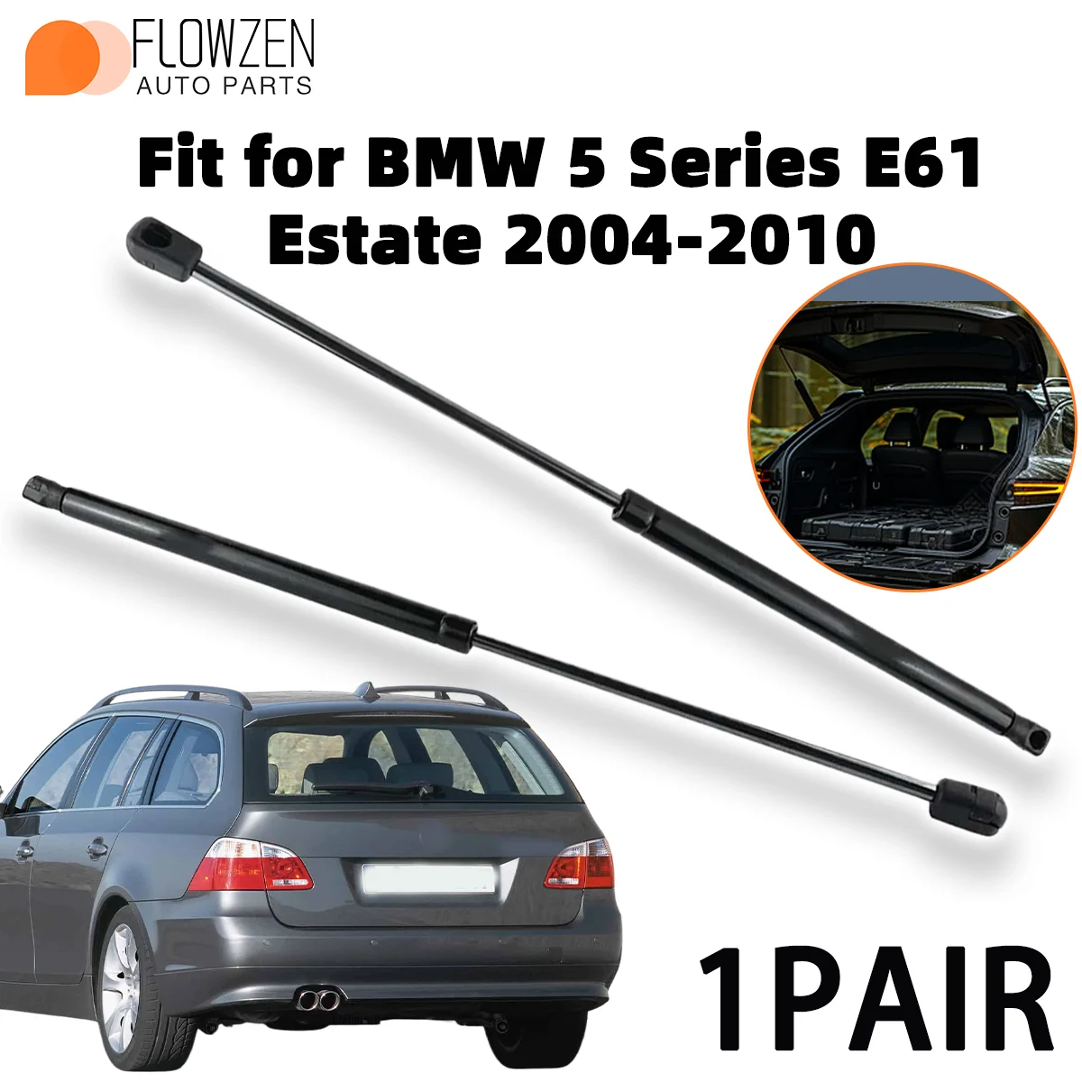 2pcs Trunk Gas Struts Spring Bar For BMW 5 Series E61 Estate 2004-2010 OE 51247178273 Rear Shock Strut Bar Pressure Rod
2pcs Trunk Gas Struts Spring Bar For BMW 5 Series E61 Estate 2004-2010 OE 51247178273 Rear Shock Strut Bar Pressure Rod