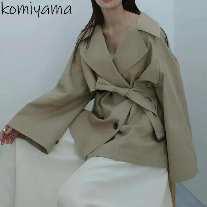 Japanese Double Breasted Ropa Mujer Bandage Tunic Outerwears Spring Jacket Women Casual Trench Chaquetas Long Sleeve Jackets
Japanese Double Breasted Ropa Mujer Bandage Tunic Outerwears Spring Jacket Women Casual Trench Chaquetas Long Sleeve Jackets