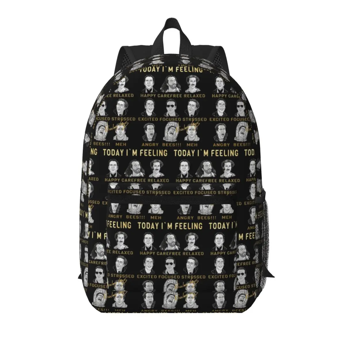 Merry Christmas St Nicolas Cage Student Backpack School Bag Hiking Travel Daypack for Men Women Bookbag Shoulder Bags
Merry Christmas St Nicolas Cage Student Backpack School Bag Hiking Travel Daypack for Men Women Bookbag Shoulder Bags
