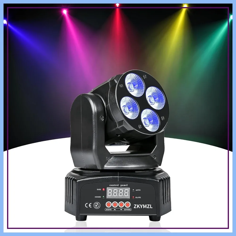 Mini 50W LED Moving Head Light RGBWA/UV 6in1 Wash Rotating DMX512 Stage Light for Parties Disco KTV Club
Mini 50W LED Moving Head Light RGBWA/UV 6in1 Wash Rotating DMX512 Stage Light for Parties Disco KTV Club