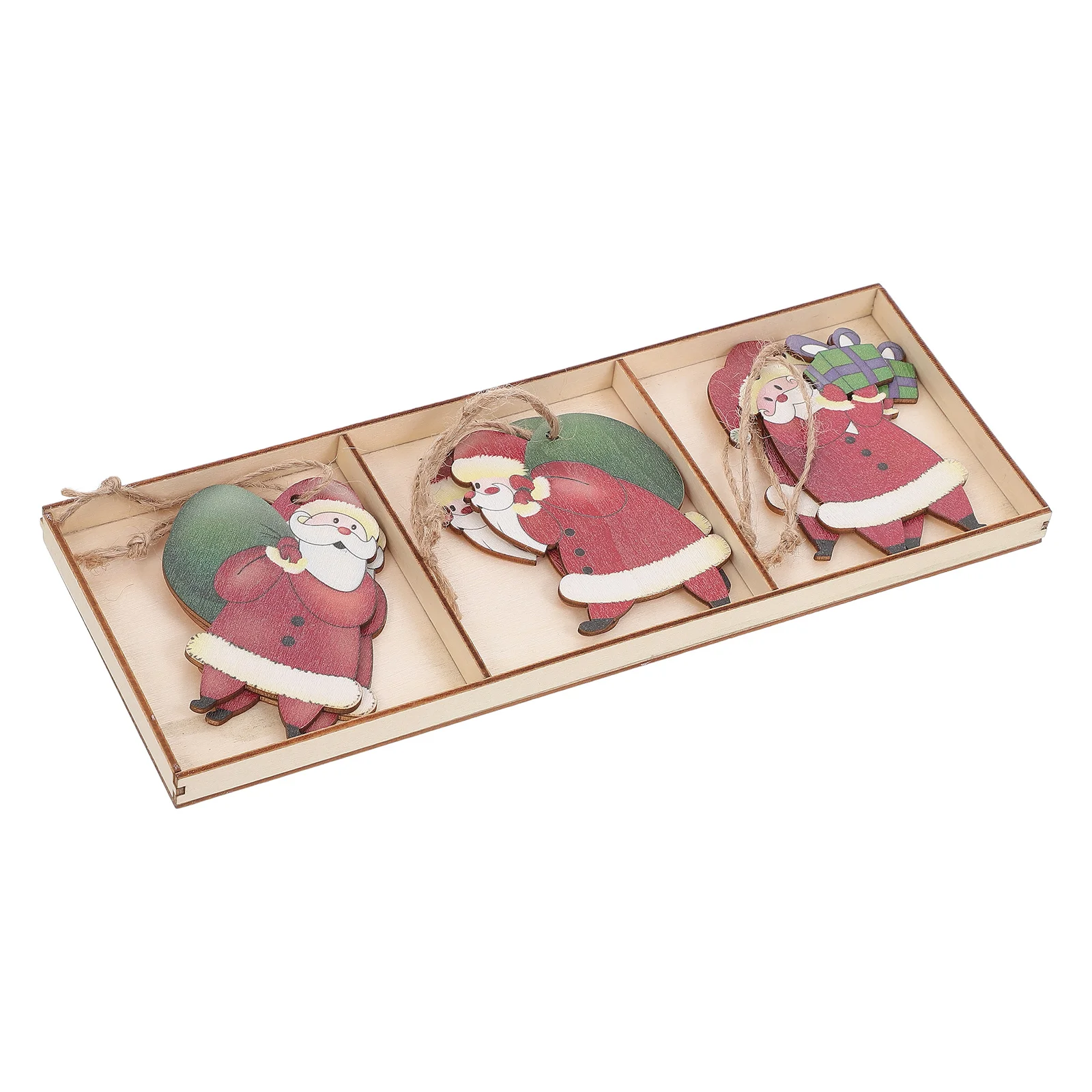 6pcs Christmas Ornaments Wooden Santa Pendant Decor Red Xmas Tree Hanging Festival Supplies Party Decorations Hair Accessories
6pcs Christmas Ornaments Wooden Santa Pendant Decor Red Xmas Tree Hanging Festival Supplies Party Decorations Hair Accessories
