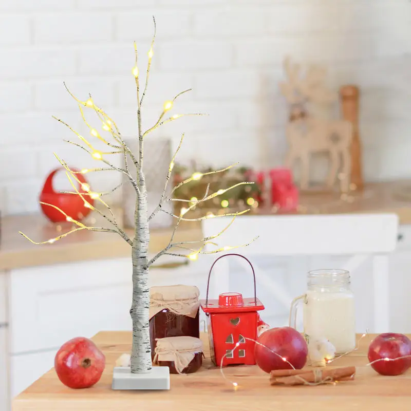 Set of 2 Pre-lit White Twig Birch Tree Battery Powered for Christmas Holiday
Set of 2 Pre-lit White Twig Birch Tree Battery Powered for Christmas Holiday