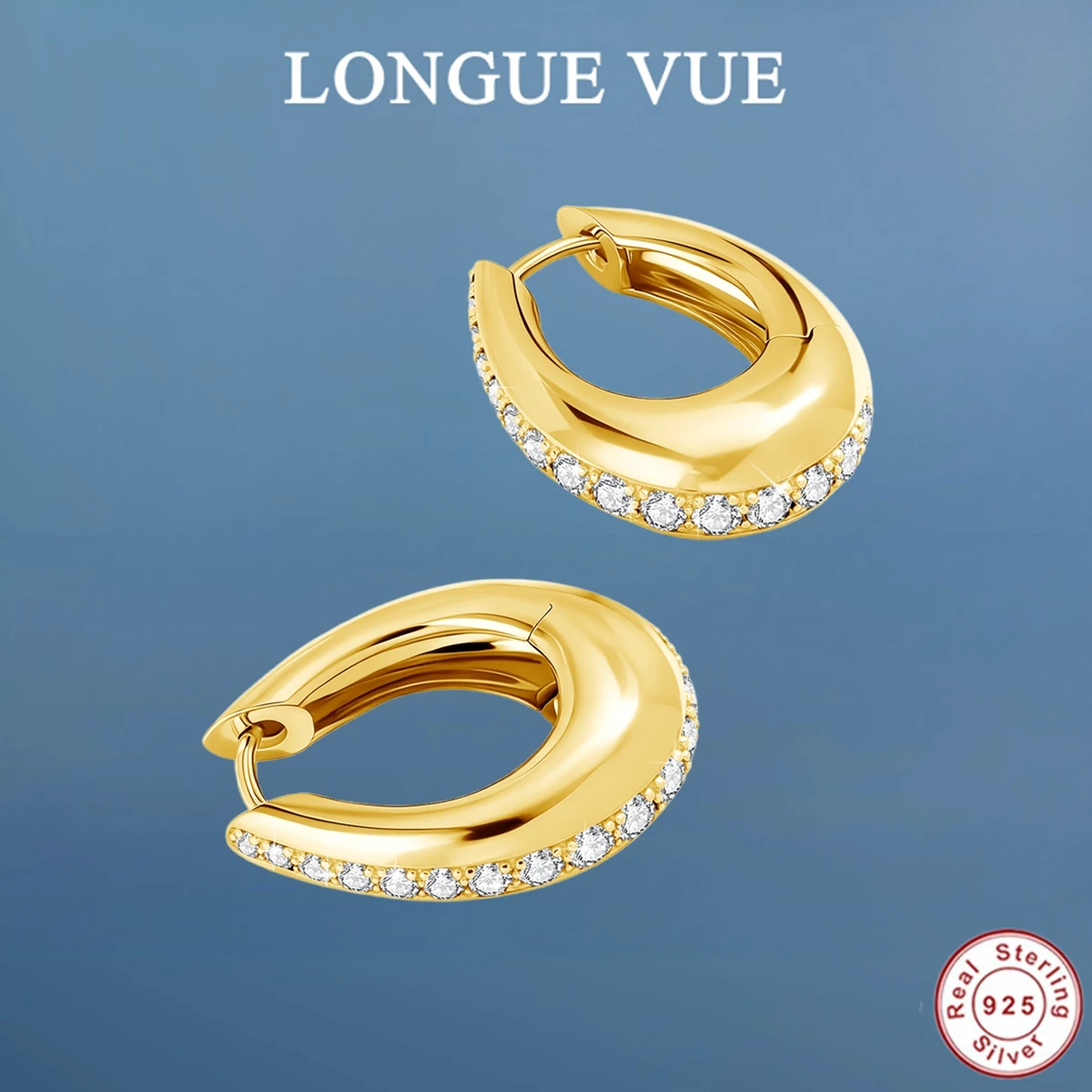 Thick Water Drop Earrings 925 Sterling Silver Moissanite Chunky Dome Teardrop Earring for Women's Elegant Daily Party Jewelry
Thick Water Drop Earrings 925 Sterling Silver Moissanite Chunky Dome Teardrop Earring for Women's Elegant Daily Party Jewelry