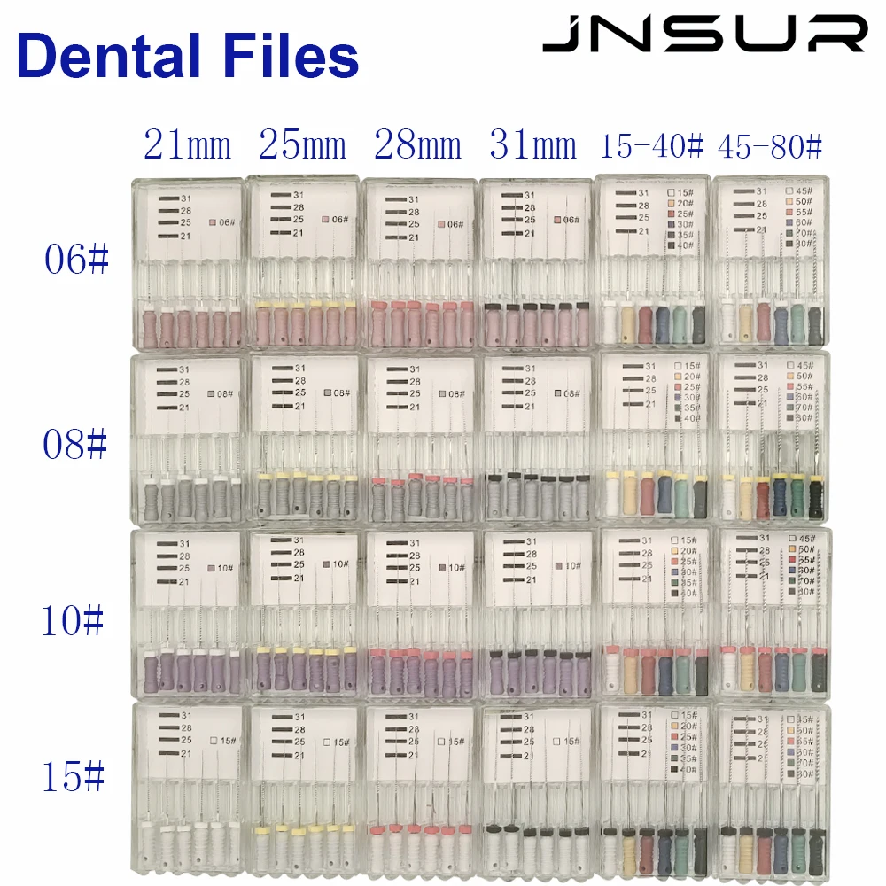 Stainless Steel Dental Files K-files H-Files R-Files Endodontic Root Canal Files Dental Hand Use Dentist Tools Dental Lab Use
Stainless Steel Dental Files K-files H-Files R-Files Endodontic Root Canal Files Dental Hand Use Dentist Tools Dental Lab Use