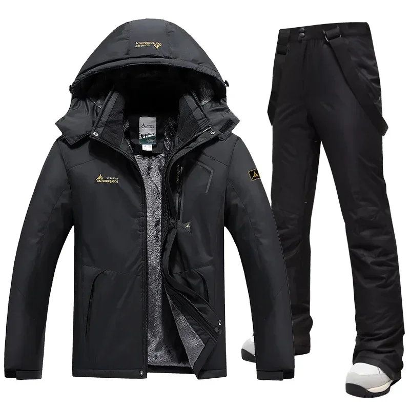 Ski Suit For Women Winter Thicken Warm Windproof Waterproof Snowboard Jacket Set Outdoor Female Ski Equipment Snow Jacket Brand
Ski Suit For Women Winter Thicken Warm Windproof Waterproof Snowboard Jacket Set Outdoor Female Ski Equipment Snow Jacket Brand