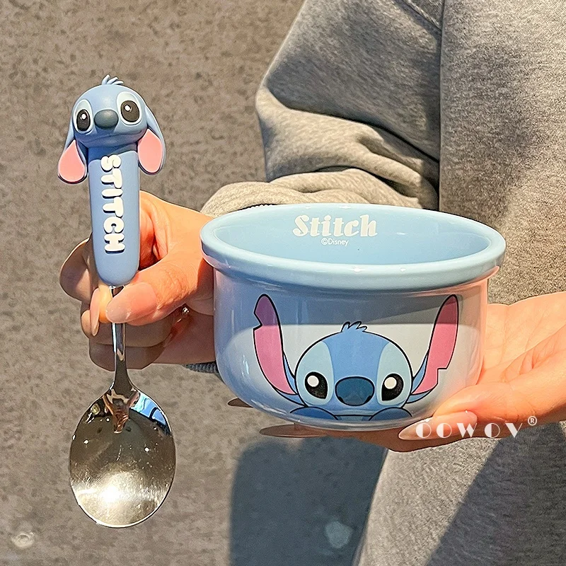 New Cute Cartoon Anime Peripheral Stitch Ceramic Household Children'S Rice Bowl Cartoon Tableware Spoon Furniture Party Gifts
New Cute Cartoon Anime Peripheral Stitch Ceramic Household Children'S Rice Bowl Cartoon Tableware Spoon Furniture Party Gifts