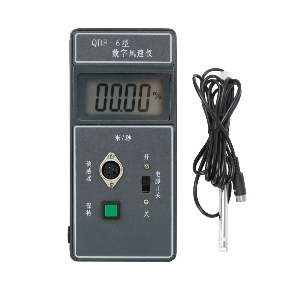 Handheld Portable High Precision Industrial Digital Wind Speed Gauge Air Temperature Air Measurement Heat Bulb Anemometer
Handheld Portable High Precision Industrial Digital Wind Speed Gauge Air Temperature Air Measurement Heat Bulb Anemometer