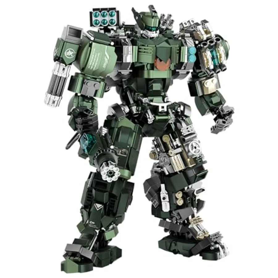 Mech Building Blocks Set for Adults Motorized Robot Model Building Kit with Multiple Weapons Hard Core Industrial Style Collect
Mech Building Blocks Set for Adults Motorized Robot Model Building Kit with Multiple Weapons Hard Core Industrial Style Collect
