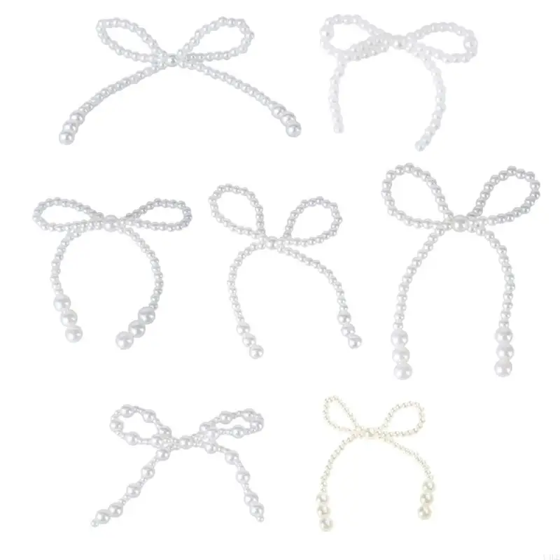 U4LE Fashionable Hair Attachments Beautiful Pearl Bowknot Jewelry Making Accessory
U4LE Fashionable Hair Attachments Beautiful Pearl Bowknot Jewelry Making Accessory
