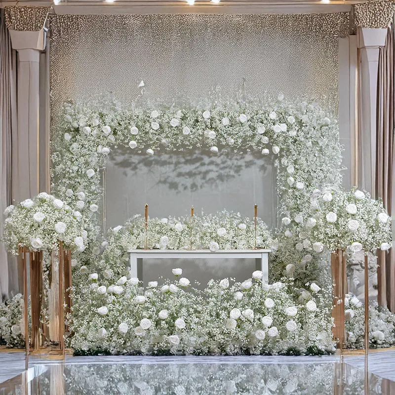 Square Arch Starry Sky Floral Arrangement Wedding Stage Dining Table Decoration Flower Balls Window Display Artificial Flowers
Square Arch Starry Sky Floral Arrangement Wedding Stage Dining Table Decoration Flower Balls Window Display Artificial Flowers