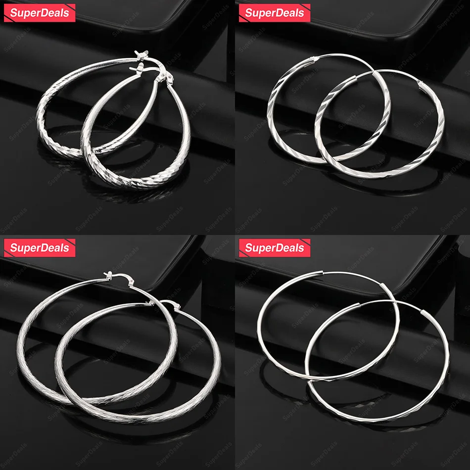 SuperDeals 925 Sterling Silver Round Waterdrop Hoop Earrings For Women Birthday Christmas Party Holiday Gift Nice Simple Jewelry
SuperDeals 925 Sterling Silver Round Waterdrop Hoop Earrings For Women Birthday Christmas Party Holiday Gift Nice Simple Jewelry