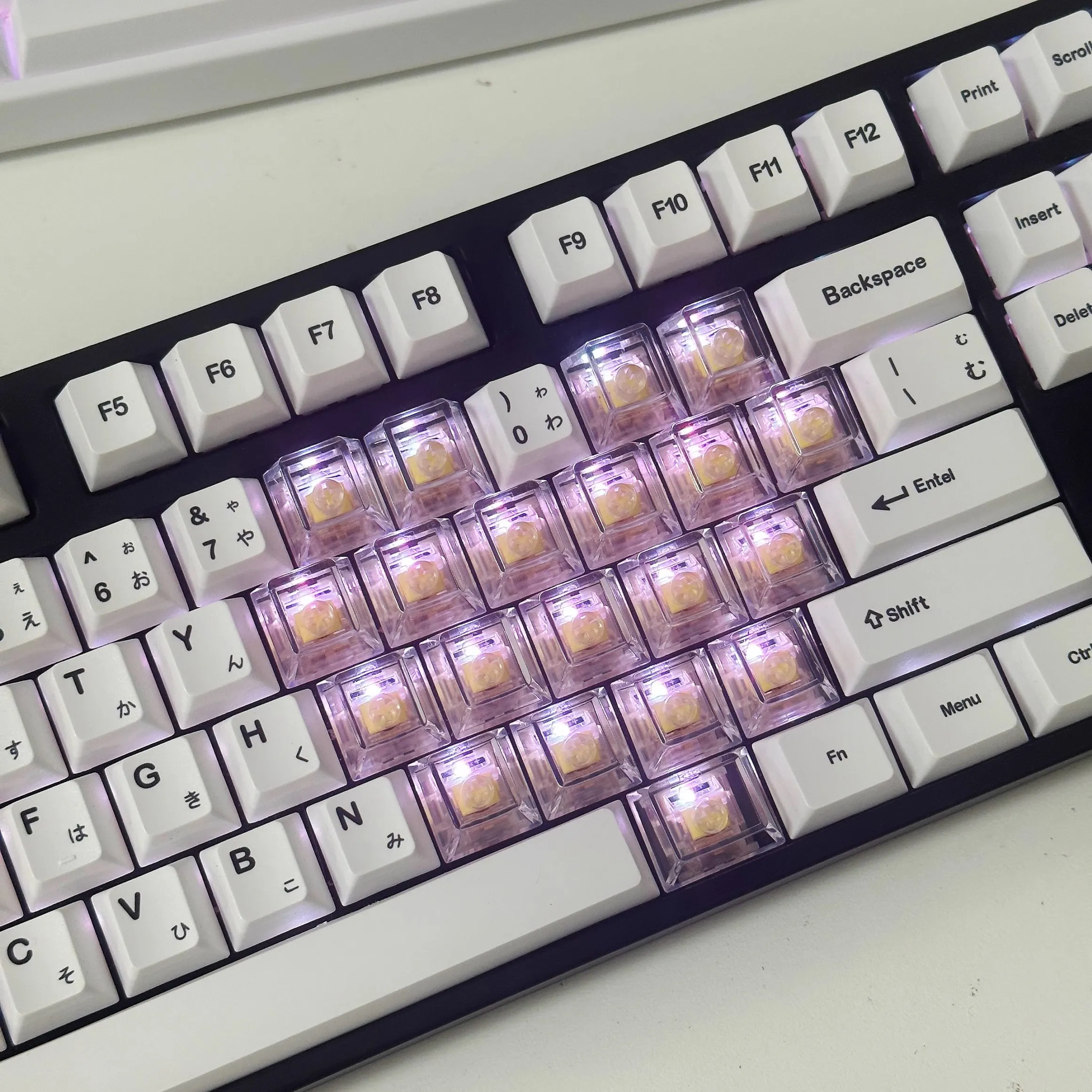 21 Keys Transparent Crystal RGB backlit Keycaps Love Heart Keycap For Mechanical keyboard Custom Cherry Profile Blank Keycaps
21 Keys Transparent Crystal RGB backlit Keycaps Love Heart Keycap For Mechanical keyboard Custom Cherry Profile Blank Keycaps