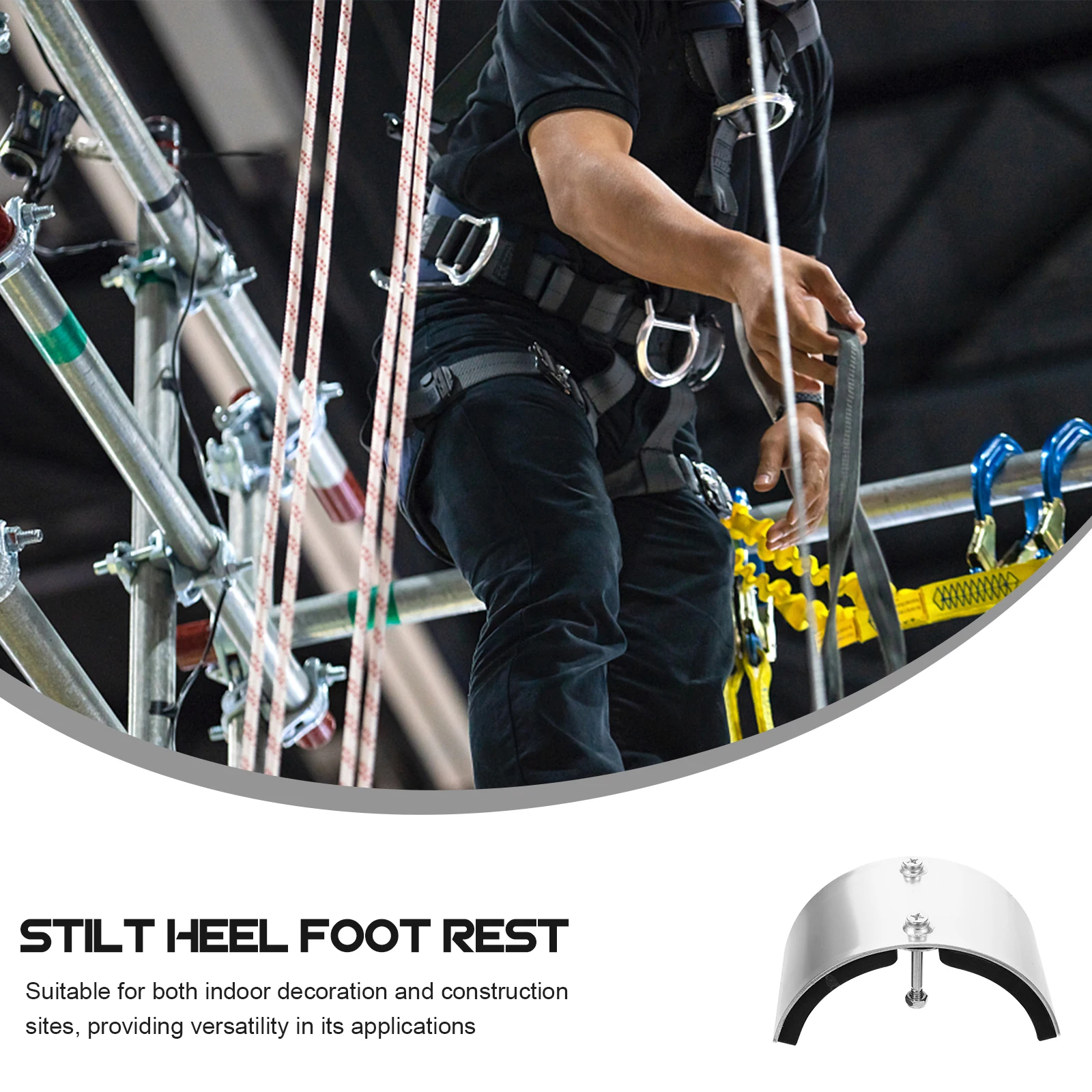 1pcs Stilt Foot Rest Drywall Stilt Replacement Parts Stainless Steel Heel Cuff Plate For Plastering Painting Wiring
1pcs Stilt Foot Rest Drywall Stilt Replacement Parts Stainless Steel Heel Cuff Plate For Plastering Painting Wiring
