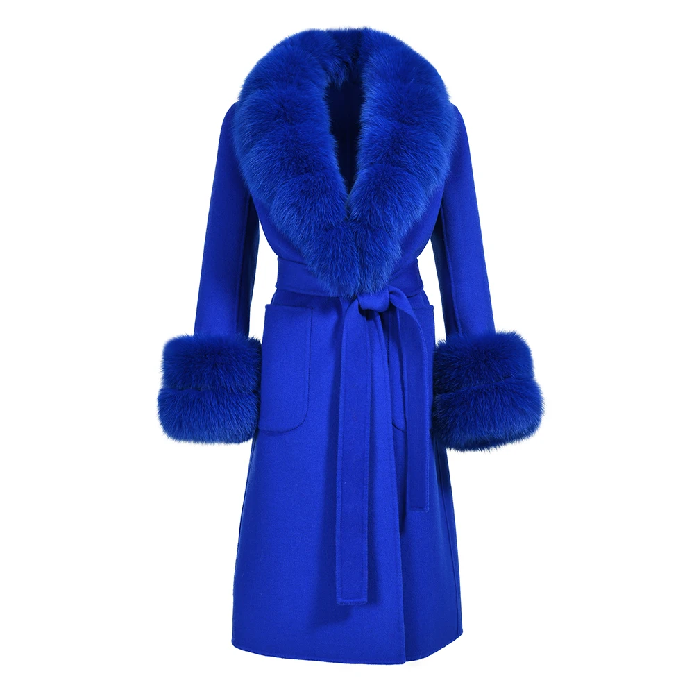 Jaxmonoy 2025 Women Winter Coat Double Faced Cashmere Coats with Real Fox Fur Ladies Full Sleeves Long Wool Jackets New Arrival
Jaxmonoy 2025 Women Winter Coat Double Faced Cashmere Coats with Real Fox Fur Ladies Full Sleeves Long Wool Jackets New Arrival