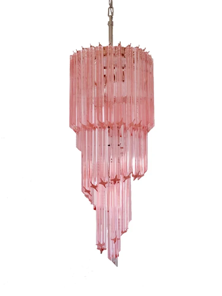 Pink/Clear/Gray Glass Pendant Lights Vintage High Ceiling Chandelier Home Decor Lustres Dining Room Italy Designer Hanging Lamp
Pink/Clear/Gray Glass Pendant Lights Vintage High Ceiling Chandelier Home Decor Lustres Dining Room Italy Designer Hanging Lamp