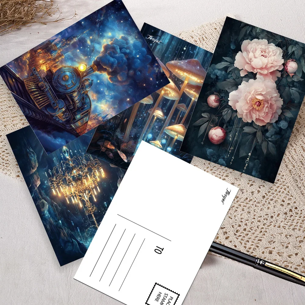 32pcs,Secret Realm Fantasy themed postcards,wall stickers,mailing cards, greeting cards, DIY postcards, commemorative postcards,
32pcs,Secret Realm Fantasy themed postcards,wall stickers,mailing cards, greeting cards, DIY postcards, commemorative postcards,