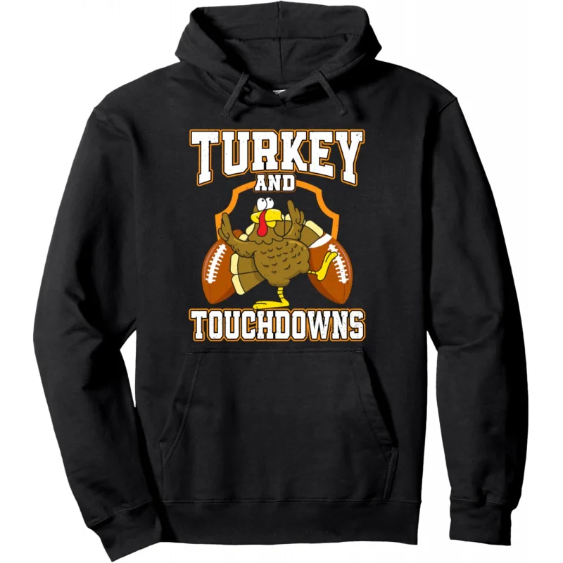 Thanksgiving Men's and Women's Sports Leisure New Fashionable Loose Long Sleeve Turkey and Ground Rugby Pullover Hoodie Black
Thanksgiving Men's and Women's Sports Leisure New Fashionable Loose Long Sleeve Turkey and Ground Rugby Pullover Hoodie Black