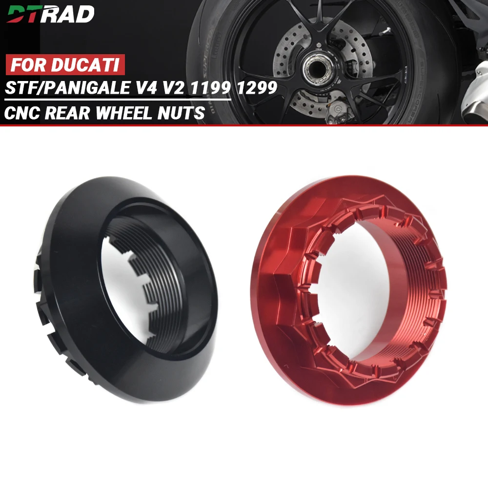 For Ducati Streetfighter/Panigale V4/S/R V2 1199 1299 2018-2024 CNC Billet Rear Wheel Nuts Motorcycle Modification Accessories
For Ducati Streetfighter/Panigale V4/S/R V2 1199 1299 2018-2024 CNC Billet Rear Wheel Nuts Motorcycle Modification Accessories