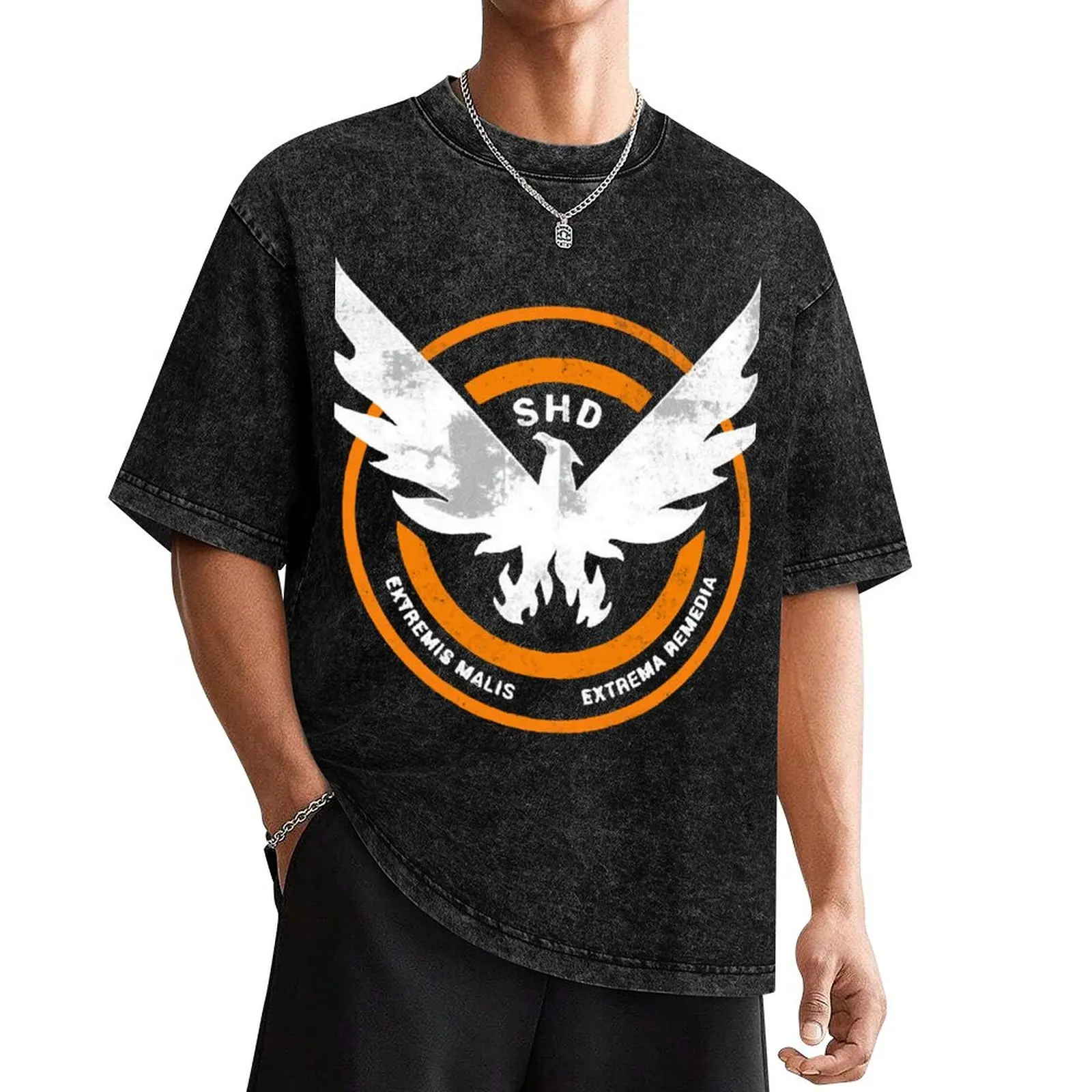 The Division SHD Grunge Logo 2 T-Shirt sports fans hippie clothes rapper graphic tees vintage t shirts Men's cotton t-shirt
The Division SHD Grunge Logo 2 T-Shirt sports fans hippie clothes rapper graphic tees vintage t shirts Men's cotton t-shirt