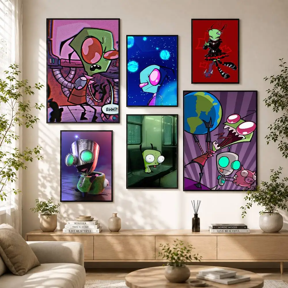 Madness I-Invader Zim Gir-ES Poster Versatile HD Waterproof Wall Art Self-Adhesive Decor for Any Space Ideal Gift
Madness I-Invader Zim Gir-ES Poster Versatile HD Waterproof Wall Art Self-Adhesive Decor for Any Space Ideal Gift