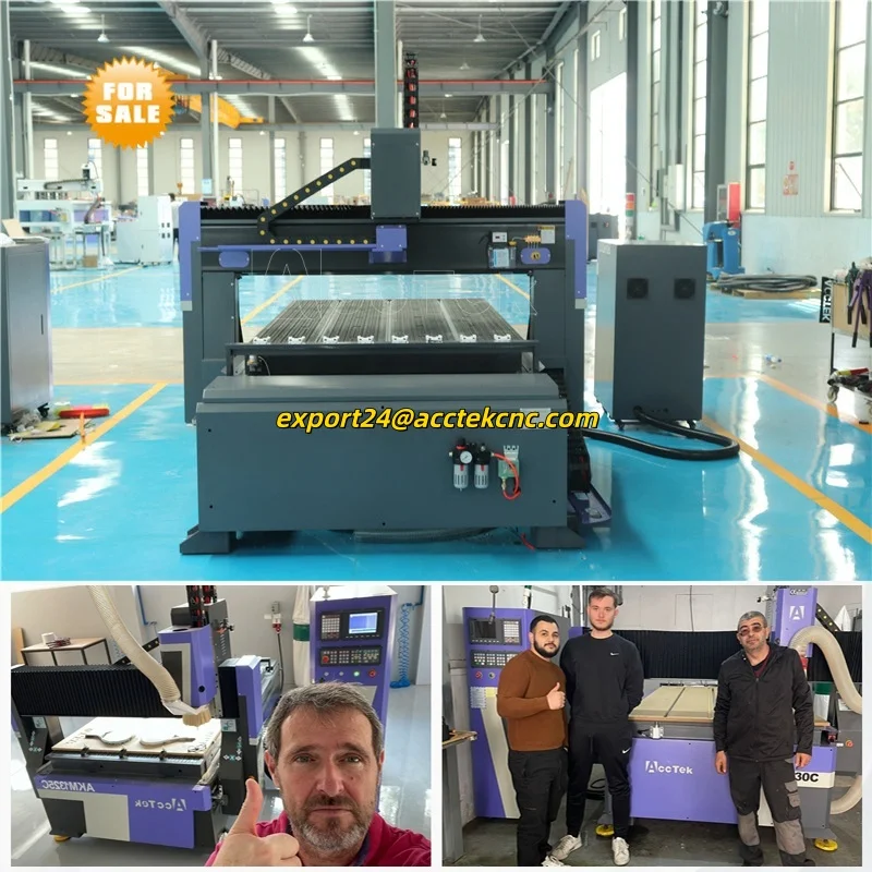 Affordable 1325 ATC CNC Router for Wood Cutting Furniture Processing High Precision Stable 3 Axis Working Machine
Affordable 1325 ATC CNC Router for Wood Cutting Furniture Processing High Precision Stable 3 Axis Working Machine