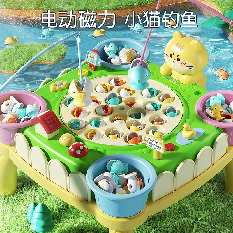 Magnetic Musical Rotating Fishing Board, Educational Parent-child Game, Kids Birthday & Christmas Gift
Magnetic Musical Rotating Fishing Board, Educational Parent-child Game, Kids Birthday & Christmas Gift
