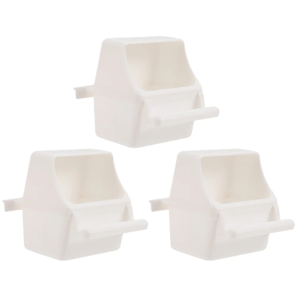 3Pcs Bird Cage Feeder Set Strong Plastic Parakeet Food Container Stand Rod Design Rabbit Hamster Compatible Feeding Supplies
3Pcs Bird Cage Feeder Set Strong Plastic Parakeet Food Container Stand Rod Design Rabbit Hamster Compatible Feeding Supplies