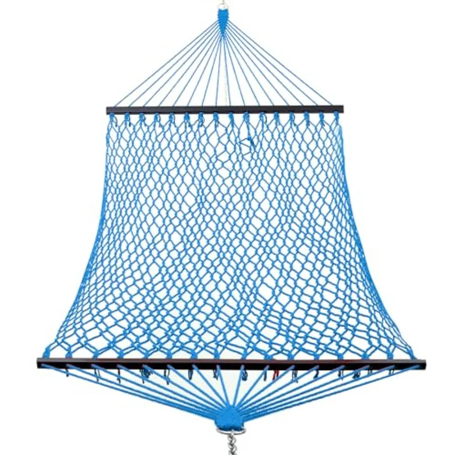 Single Rope Hammocks for Outside Traditional Hand Woven Cotton Hammock with Hardwood Spreader Bar Max 450 lbs Ccity Lake Aqua S
Single Rope Hammocks for Outside Traditional Hand Woven Cotton Hammock with Hardwood Spreader Bar Max 450 lbs Ccity Lake Aqua S