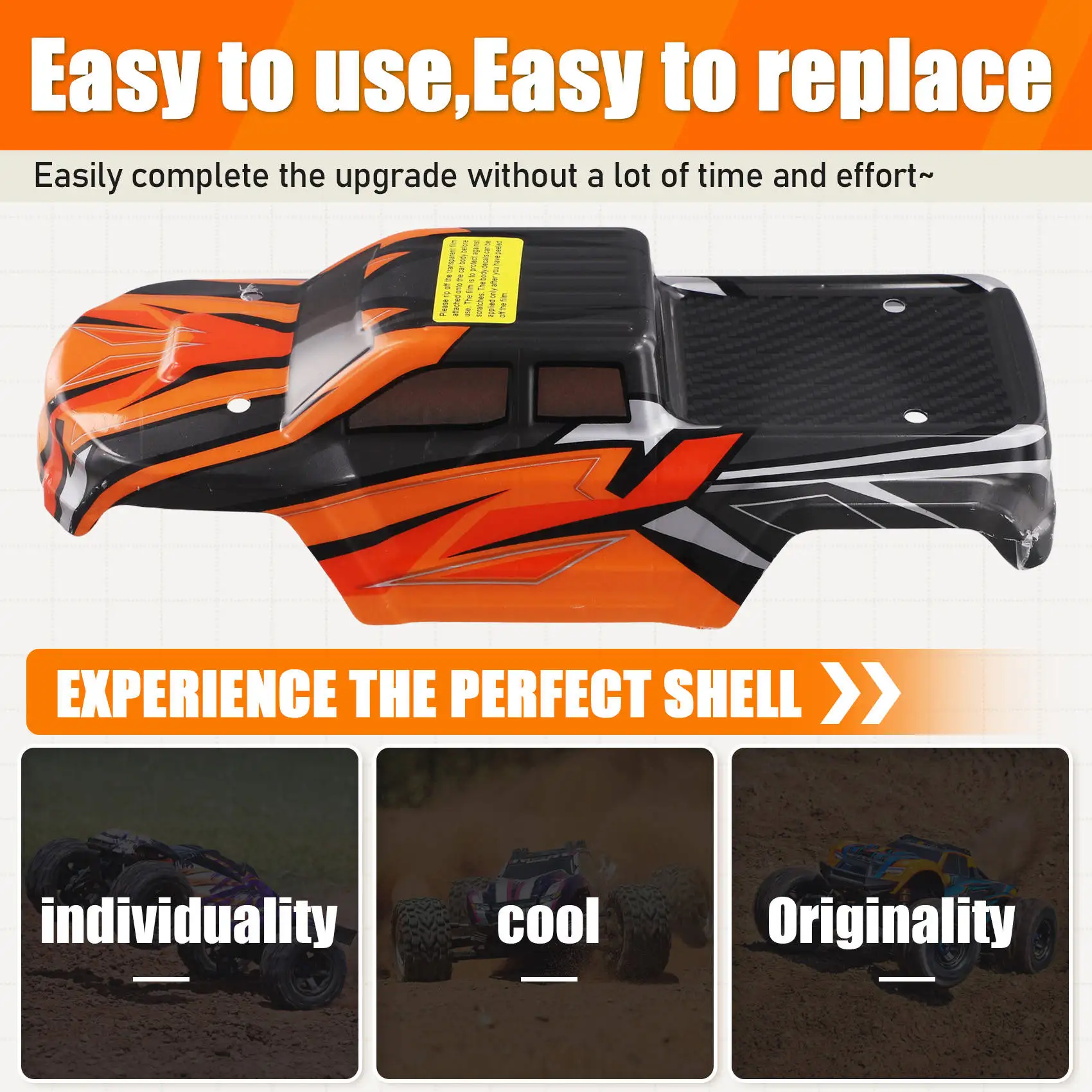 X64A_HBX 16889 16889A 16890 16890A SG1601 SG1602 RC Car Body Shell and Sticker B004-INV 1/16 RC Car Parts Accessories C
X64A_HBX 16889 16889A 16890 16890A SG1601 SG1602 RC Car Body Shell and Sticker B004-INV 1/16 RC Car Parts Accessories C