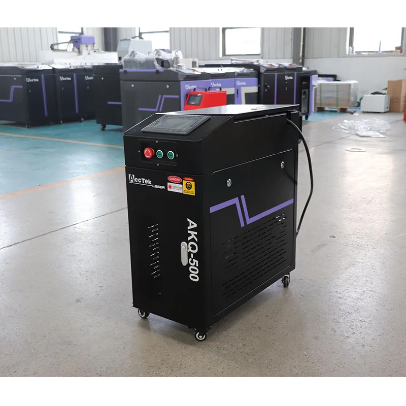 Air Cooling Small Design 500W Pulse Fiber Optic Cleaning Machine For Metal Mold Oil Clean
Air Cooling Small Design 500W Pulse Fiber Optic Cleaning Machine For Metal Mold Oil Clean