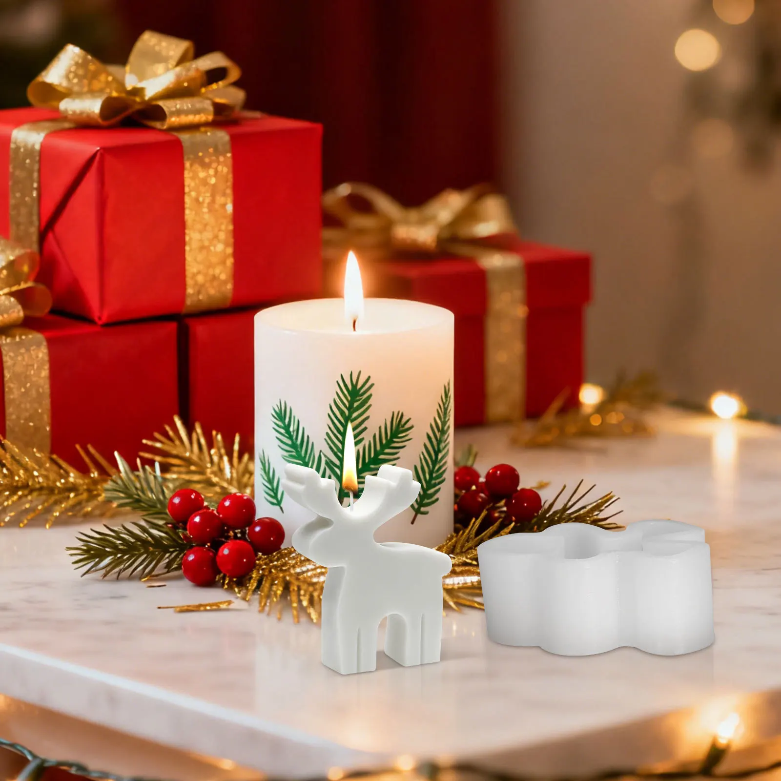 3Pcs Christmas Silicone Mold Flexible Durable DIY Scented Soap Mold Making Crafts Silicone Molds for Candles
3Pcs Christmas Silicone Mold Flexible Durable DIY Scented Soap Mold Making Crafts Silicone Molds for Candles