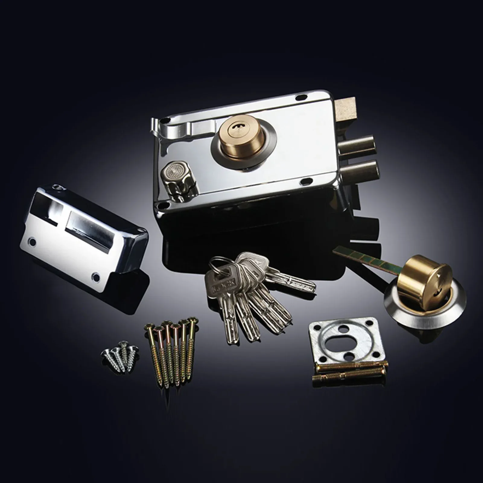 Door Lock Stainless Steel Gate Lock Copper Cylinder Universal Security Lock For Home Bedroom Dormitory Main Door
Door Lock Stainless Steel Gate Lock Copper Cylinder Universal Security Lock For Home Bedroom Dormitory Main Door