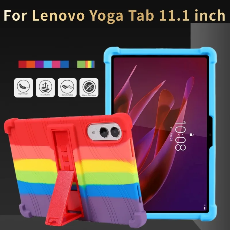 For Lenovo Yoga Tab 2025 11.1 Inch Tablet Case,BOVUGAC Soft Silicone Adjustable Stand Shockproof Kids Friendly
For Lenovo Yoga Tab 2025 11.1 Inch Tablet Case,BOVUGAC Soft Silicone Adjustable Stand Shockproof Kids Friendly