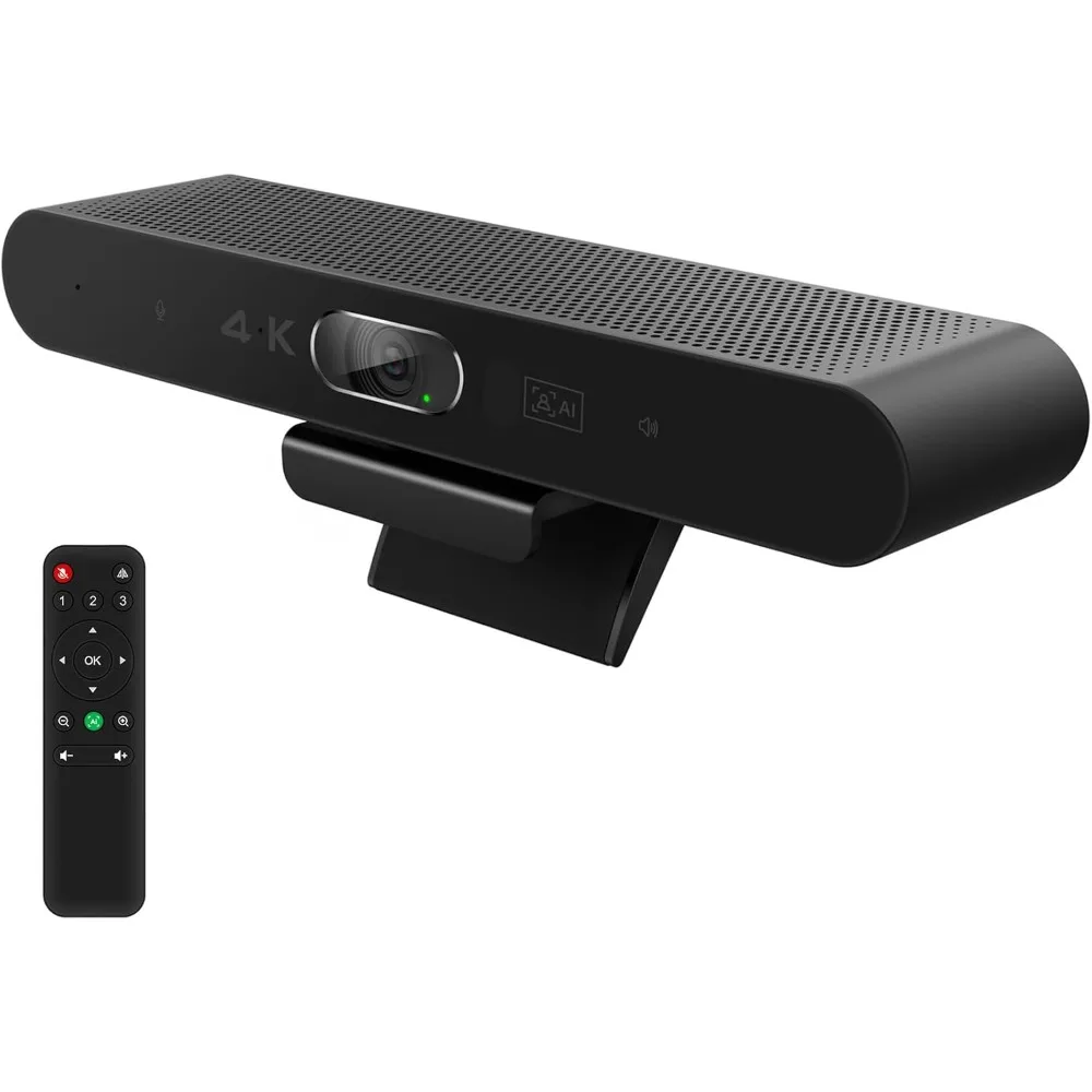 Камера 4K Pro для конференций аудио и видео с дистанционным управлением для телевизора с ОС Windows, веб-камера HD с питанием от искусственного интеллекта
Камера 4K Pro для конференций аудио и видео с дистанционным управлением для телевизора с ОС Windows, веб-камера HD с питанием от искусственного интеллекта