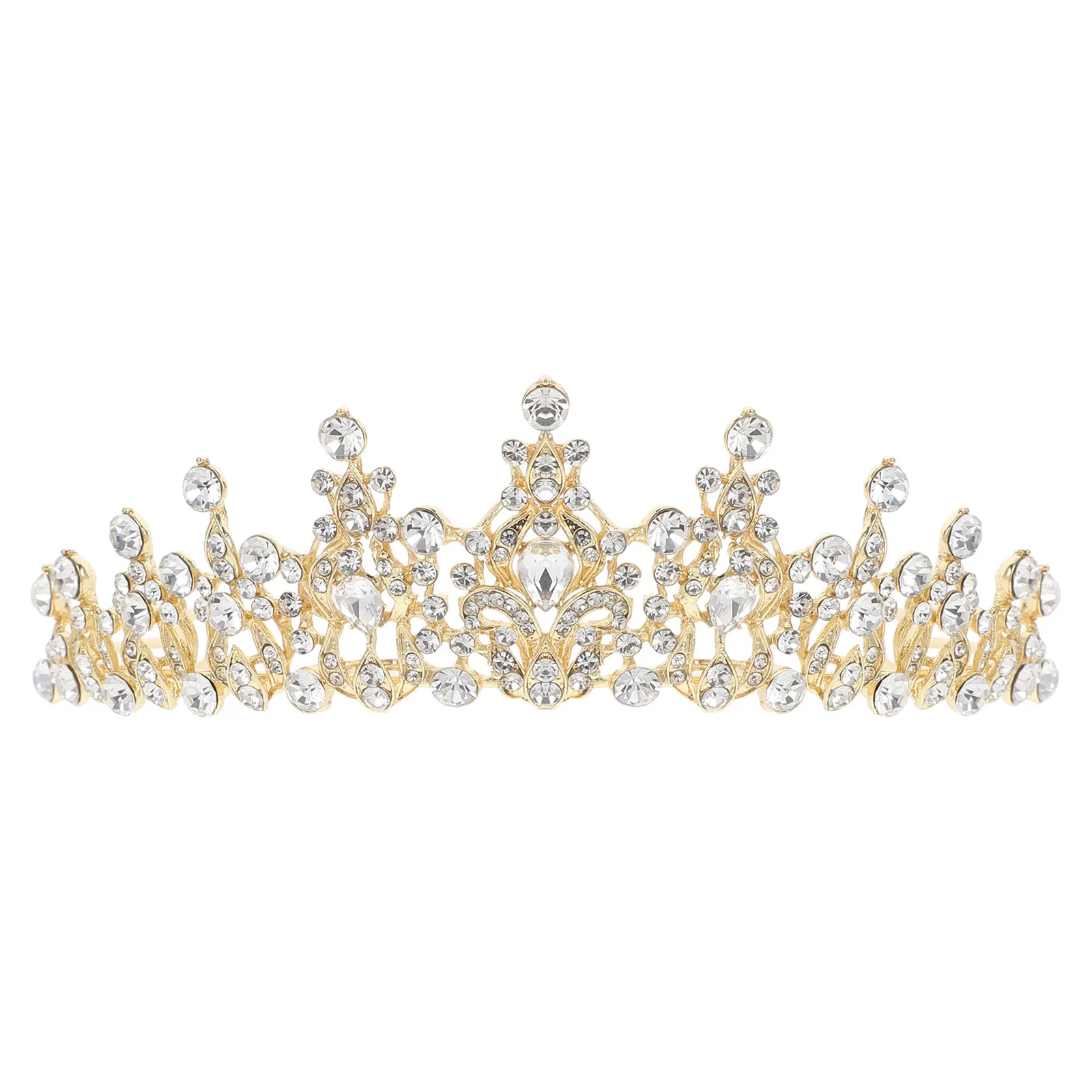 Bridal Metal Crown Exquisite Wedding Headdress Bride Tiara Rhinestone Headband Elegant Party Photography Accessories
Bridal Metal Crown Exquisite Wedding Headdress Bride Tiara Rhinestone Headband Elegant Party Photography Accessories