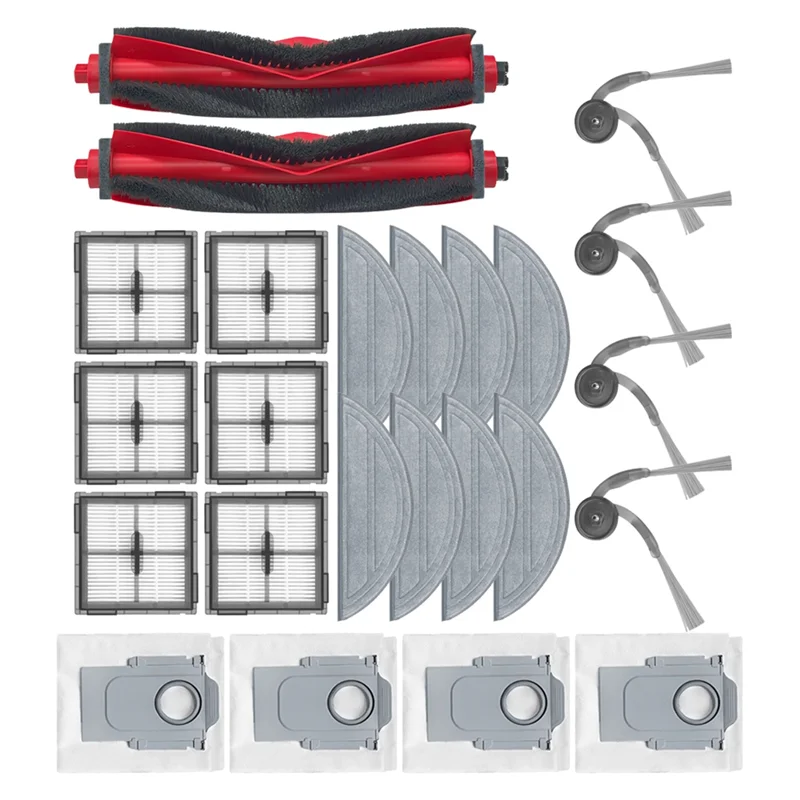 A38T-24PCS For Roborock Q10 S5/Q10 S5+/Q10 X5/Q10 X5+/Q10 VF/Q10 VF+ Replacement Parts Main Side Brush Hepa Filter Mop Cloth Dus
A38T-24PCS For Roborock Q10 S5/Q10 S5+/Q10 X5/Q10 X5+/Q10 VF/Q10 VF+ Replacement Parts Main Side Brush Hepa Filter Mop Cloth Dus