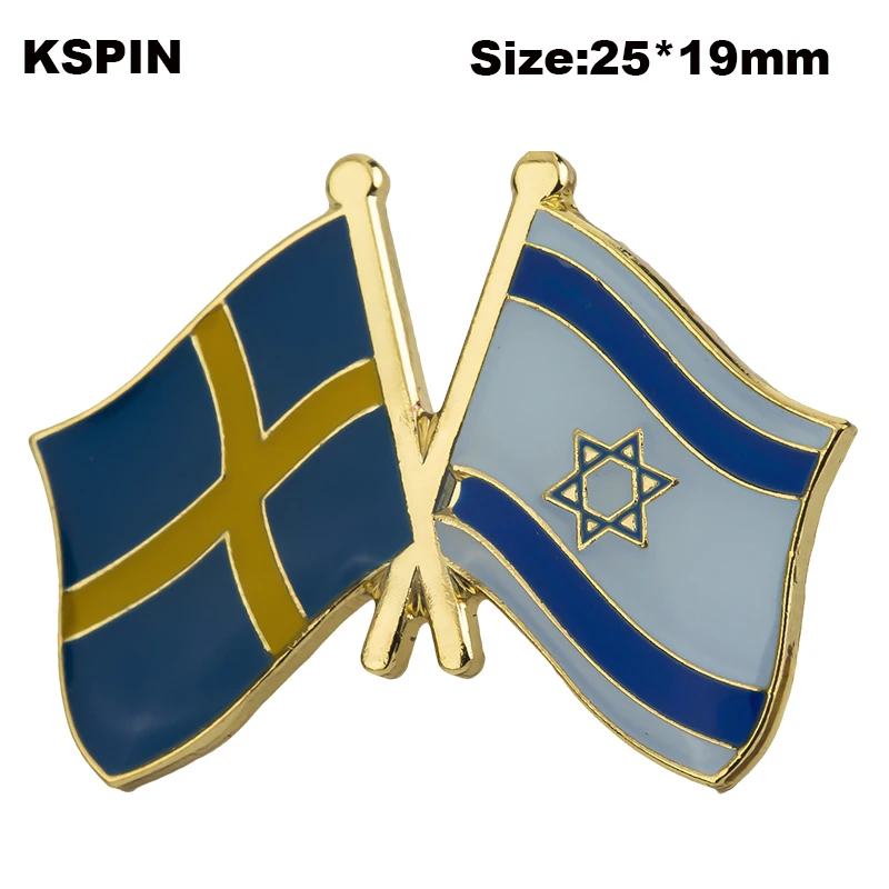 Sweden & Israel Friendship Flag Badge Brooch Natinal Lapel Pins Flag Lapel Pins Country Flag Badge XY0577
Sweden & Israel Friendship Flag Badge Brooch Natinal Lapel Pins Flag Lapel Pins Country Flag Badge XY0577